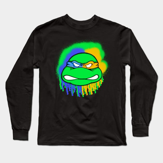 Graffiti mash up Long Sleeve T-Shirt by Dustintime Designs